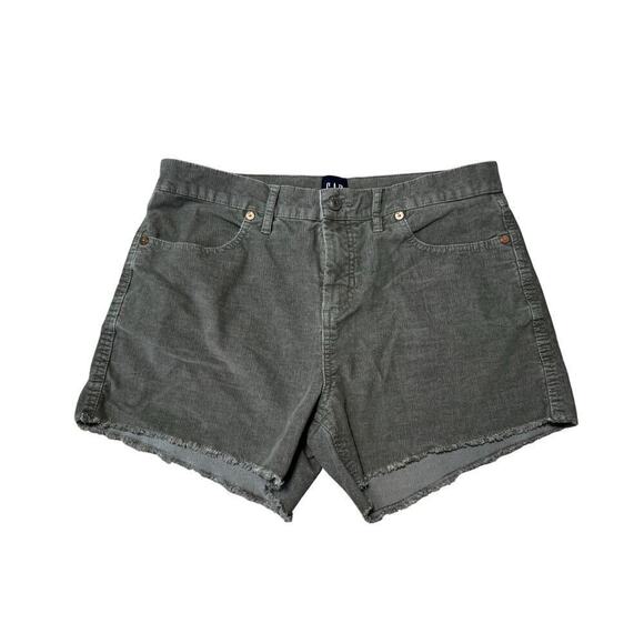 GAP Pants - GAP Women's Corduroy shorts, size women's 8; Olive Green